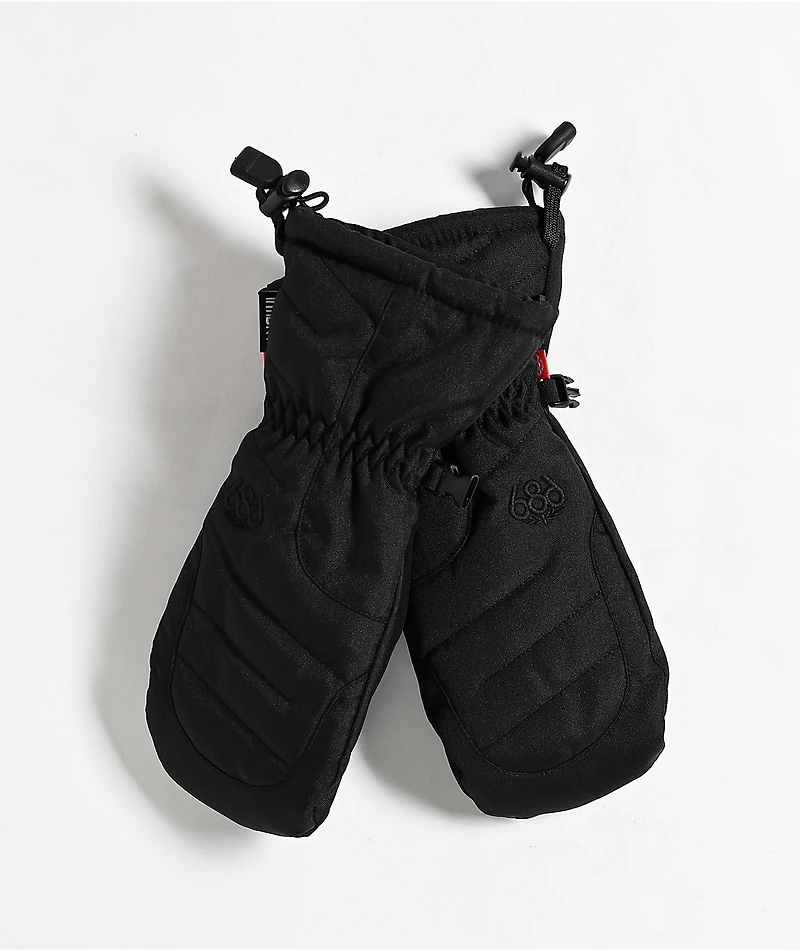 686 Youth Heat Insulated Black 10K Snowboard Mittens
