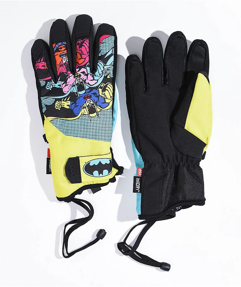 686 x Batman Primer Snowboard Gloves
