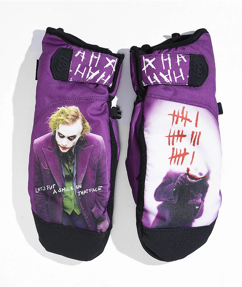 686 x Batman Primer Snowboard Mittens