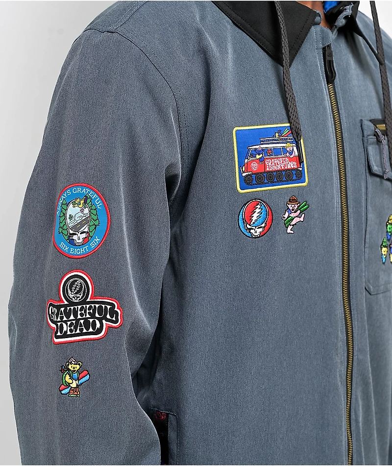 686 x Grateful Dead Blue 10K Snowboard Jacket
