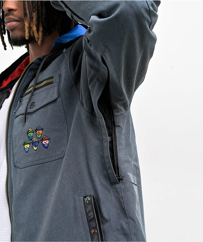 686 x Grateful Dead Blue 10K Snowboard Jacket