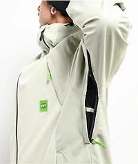 686 x HUF Double H Green Colorblock 10K Snowboard Jacket
