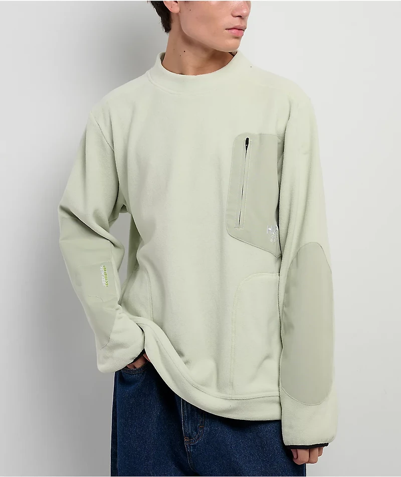 686 x HUF Fleece Green Crewneck Sweatshirt