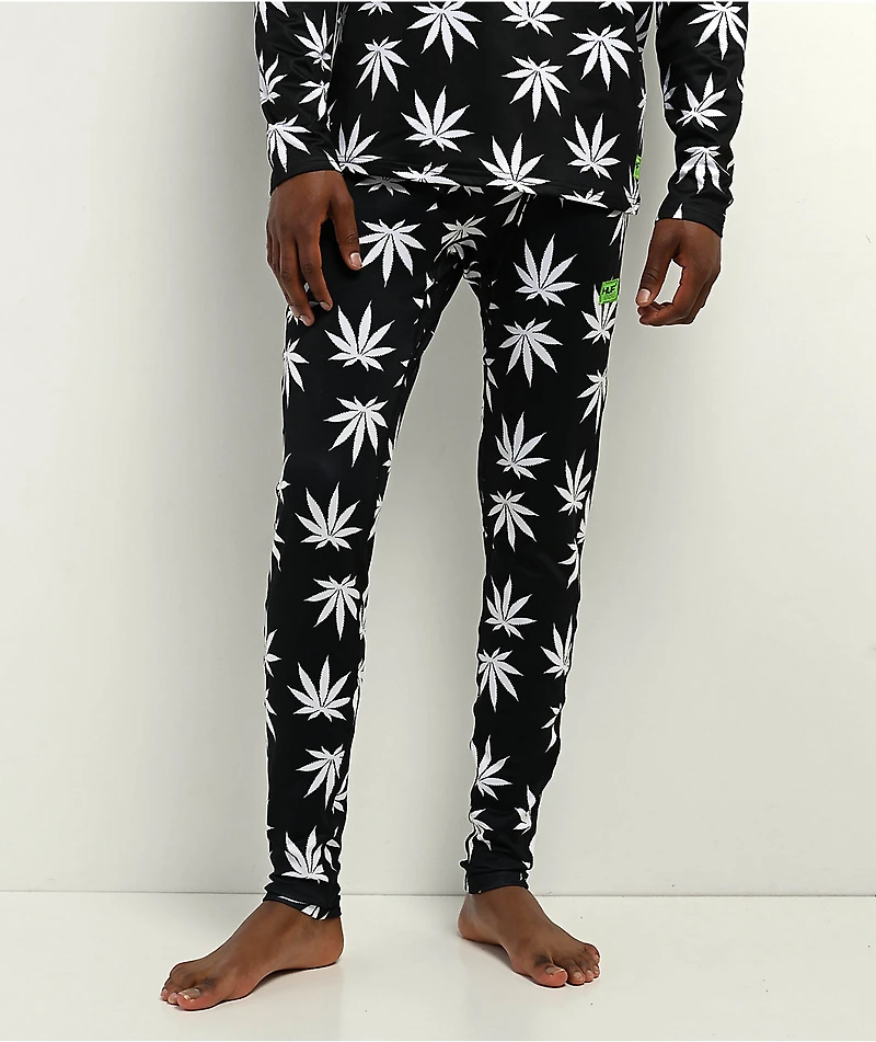 686 x HUF Plantlife Black Lounge Pants