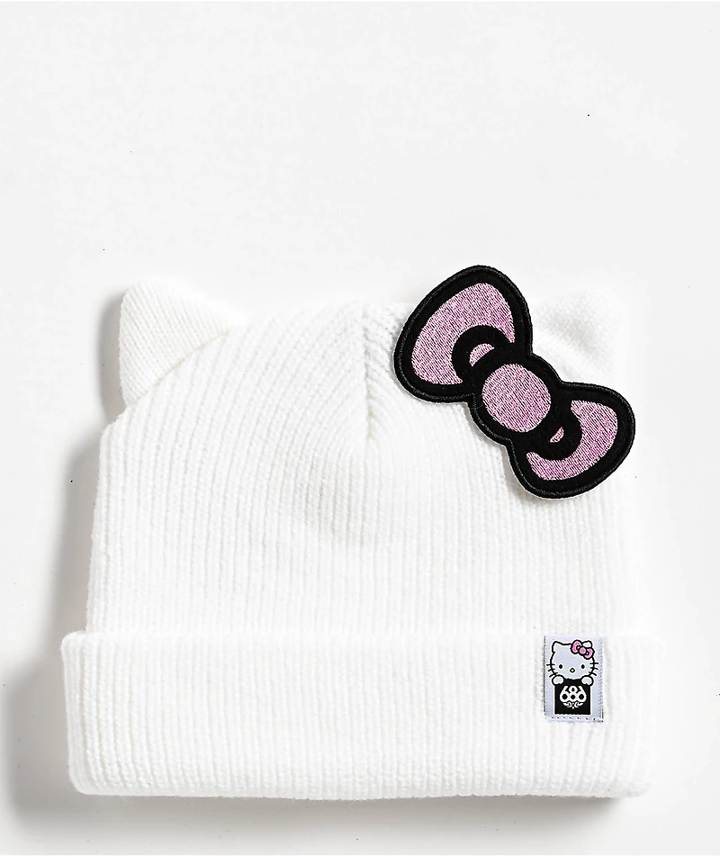 686 x Hello Kitty White Beanie