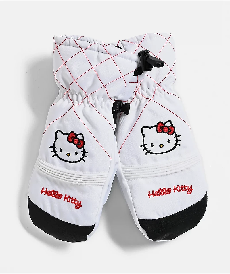 686 x Hello Kitty Women's Jubilee™ White 10K Snowboard Mittens