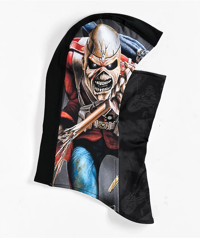 686 x Iron Maiden Deluxe Hinged Black Balaclava