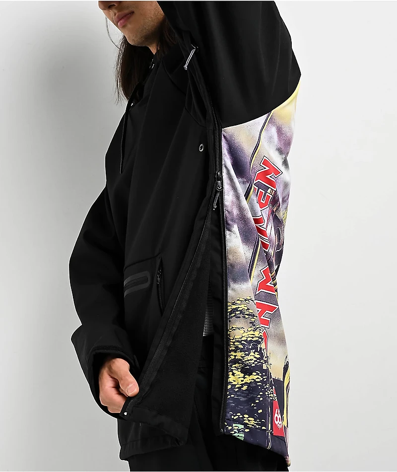 686 x Iron Maiden Killers Black 10K Snowboard Hoodie