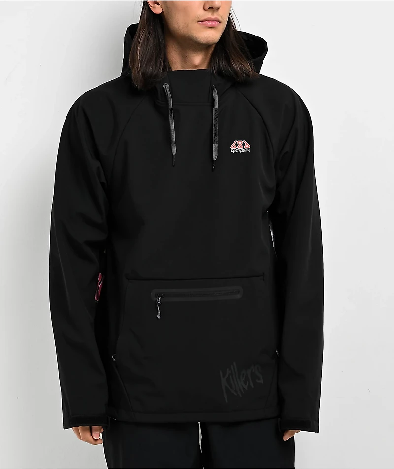 686 x Iron Maiden Killers Black 10K Snowboard Hoodie
