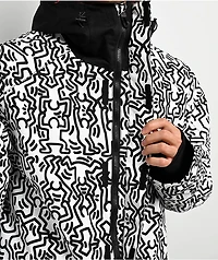 686 x Keith Haring Spectra White Colorblock 10K Snowboard Jacket
