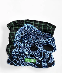 686 x Samborghini Double Layer Black & Green Face Warmer