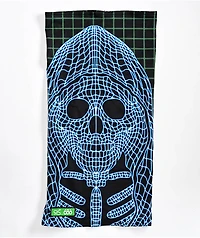 686 x Samborghini Double Layer Black & Green Face Warmer