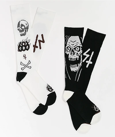 686 x Sketchy Tank 2 Pack Snowboard Socks