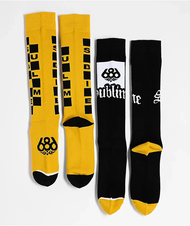 686 x Sublime 2 Pack Snow Socks