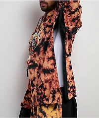 686 x Sublime Orange Tie Dye 10K Snowboard Hoodie