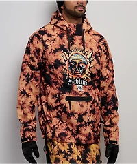 686 x Sublime Orange Tie Dye 10K Snowboard Hoodie