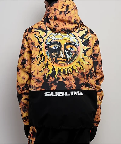 686 x Sublime Orange Tie Dye Anorak Snowboard Jacket