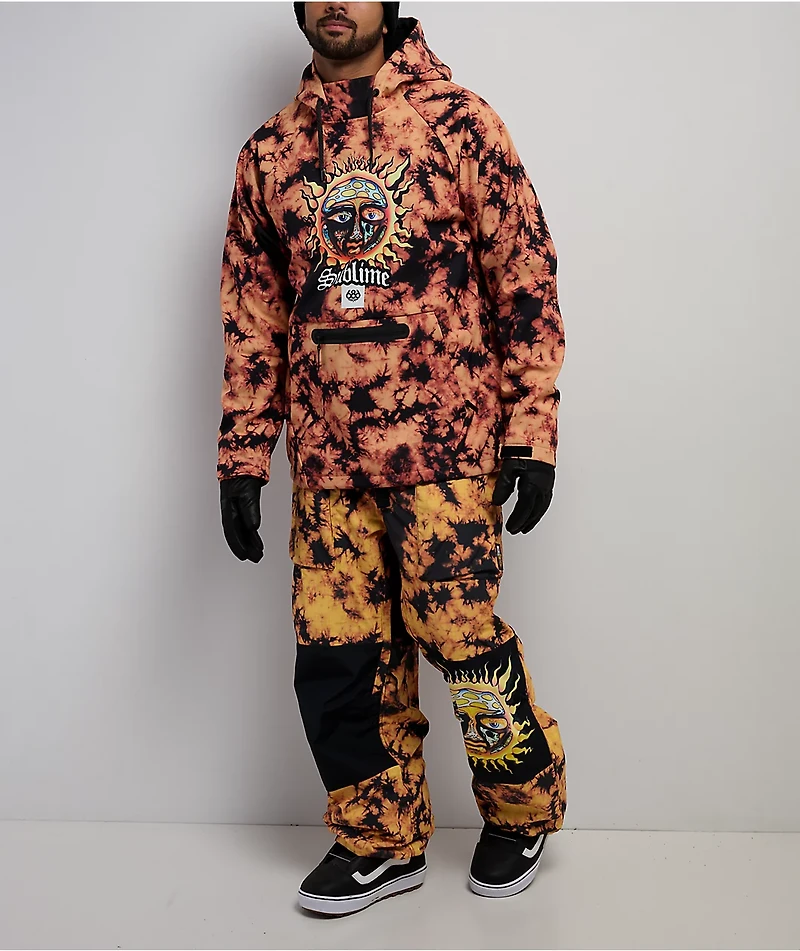 686 x Sublime Shell Yellow 10K Snowboard Pants