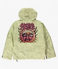 686 x Sublime Yellow Tie Dye 10K Anorak Snowboard Jacket