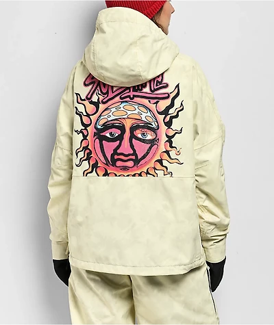 686 x Sublime Yellow Tie Dye 10K Anorak Snowboard Jacket
