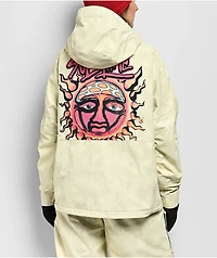 686 x Sublime Yellow Tie Dye 10K Anorak Snowboard Jacket