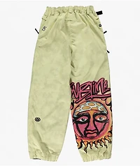 686 x Sublime Yellow Tie Dye 10K Snowboard Pants