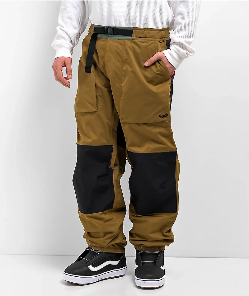 686 x Welcome Ghost 10K  Tan Snowboard Pants