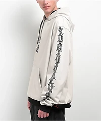 686 x Welcome Team Waterproof Beige 10K Snowboard Hoodie