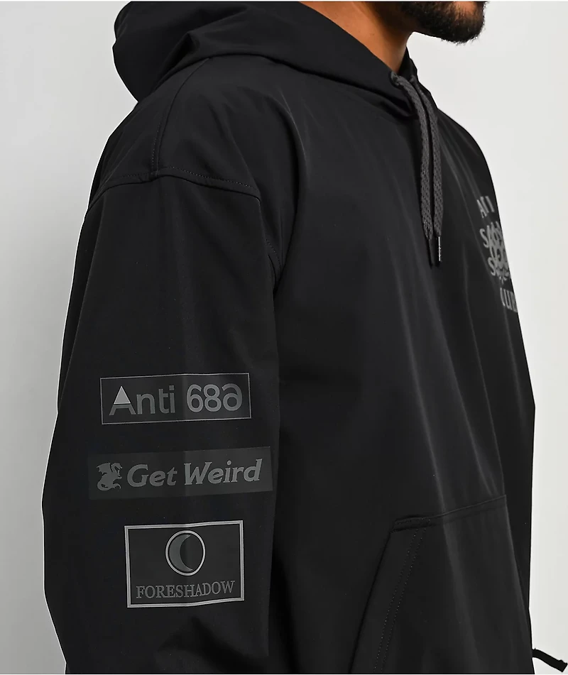 687 x AntiSocialSocialClub F1 Black 10K Hoodie