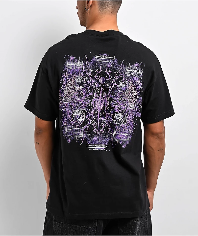 8THWNDR Cyberheaven V3 Black T-Shirt