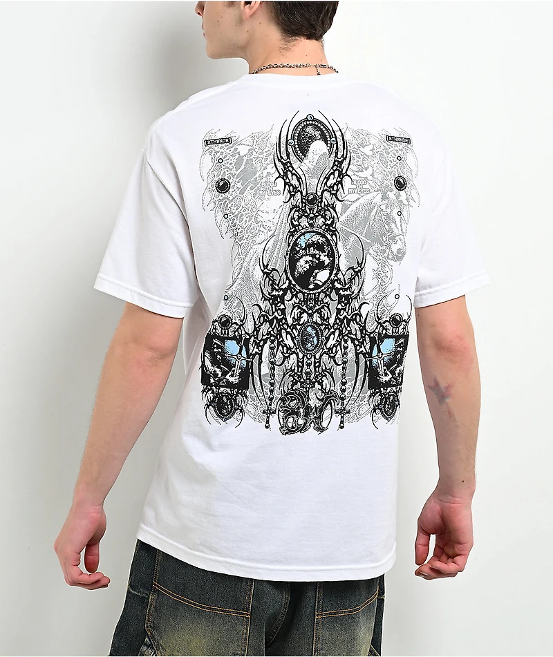 8THWNDR Horseman White T-Shirt