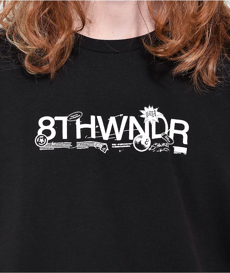 8THWNDR Molecule Black T-Shirt