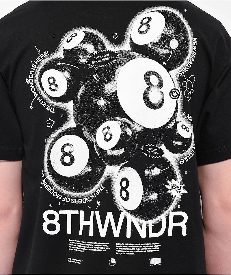 8THWNDR Molecule Black T-Shirt