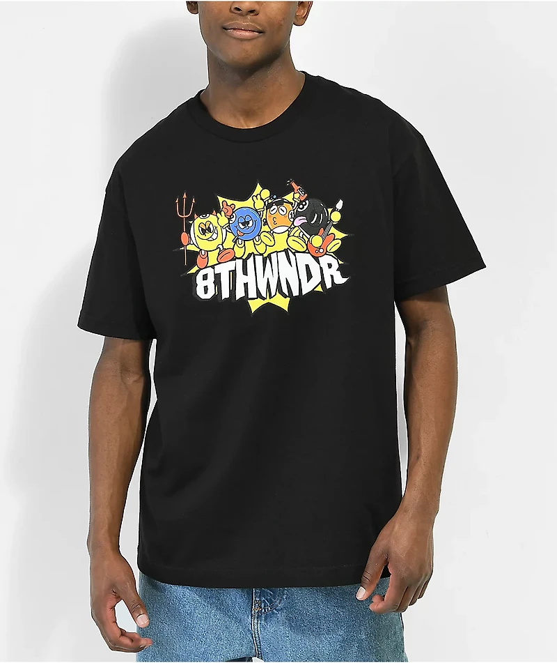 8THWNDR Party Black T-Shirt
