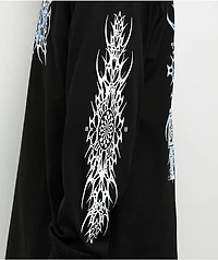8THWNDR Reaper Black Long Sleeve T-Shirt