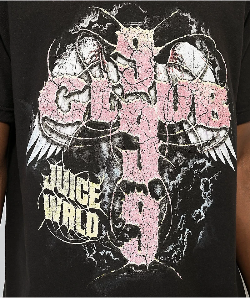 999 Club by Juice WRLD Wings Black T-Shirt