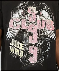 999 Club by Juice WRLD Wings Black T-Shirt