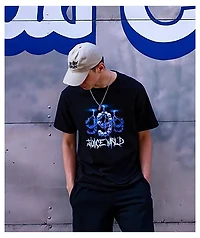 999 Club by Juice WRLD Lightning Black T-Shirt