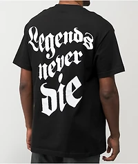 999 Club by Juice WRLD Oil Paint Black T-Shirt