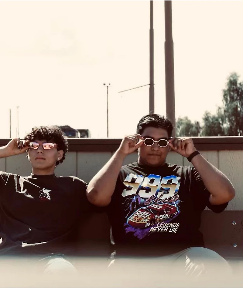 999 Club by Juice WRLD Racing Black T-Shirt