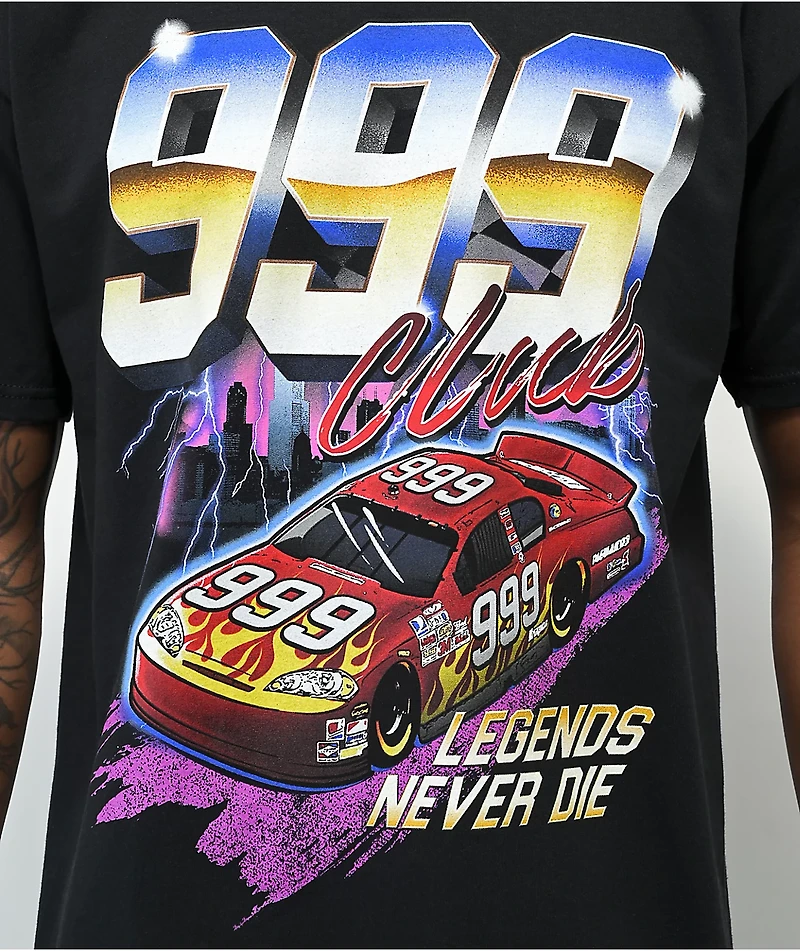 999 Club by Juice WRLD Racing Black T-Shirt