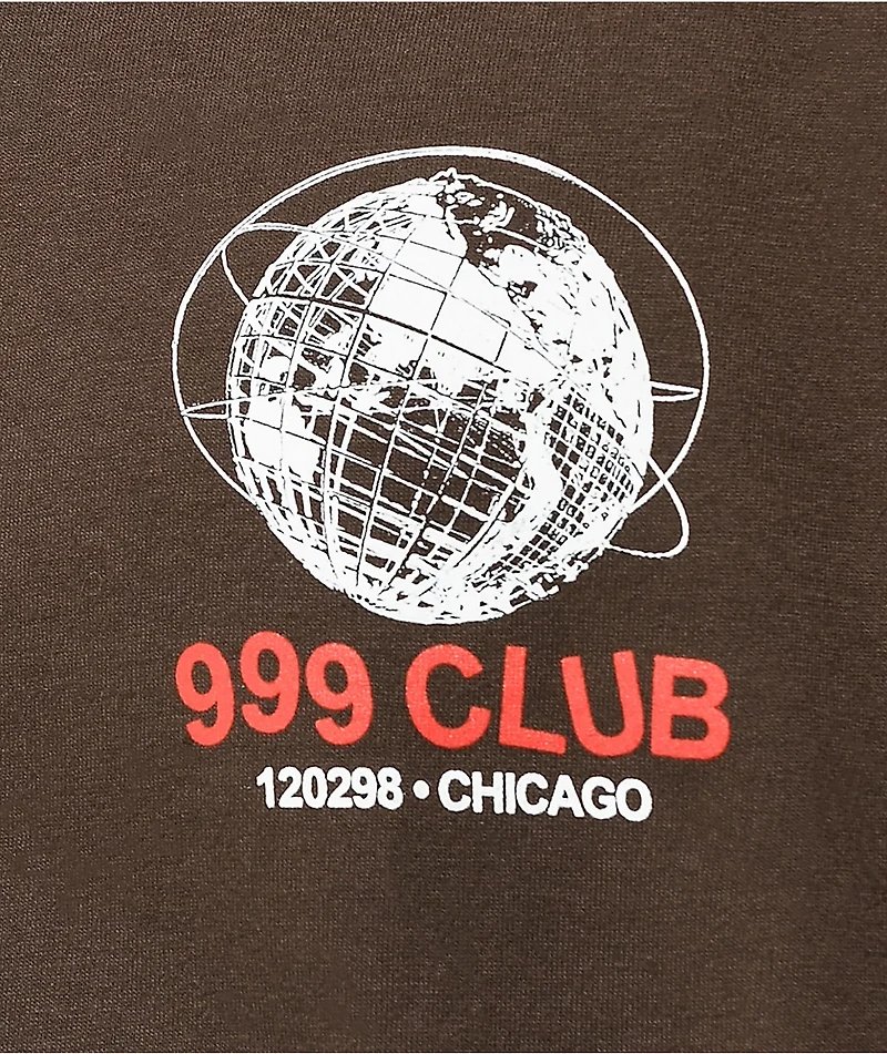 999 Club by Juice WRLD Remain Positive Brown T-Shirt