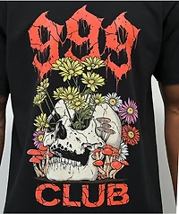 999 Club by Juice WRLD Skull Garden Black T-Shirt