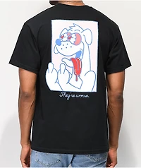 A-Lab Always Worse Black T-Shirt