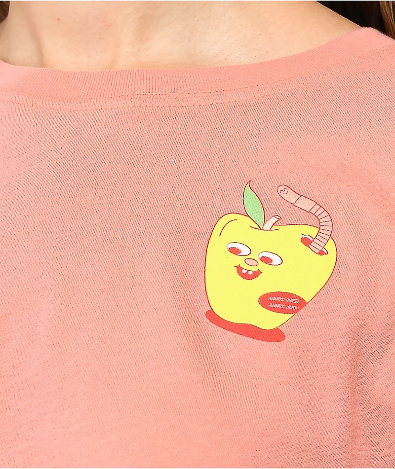 A-Lab Ballina Fruit Pink Crop T-Shirt