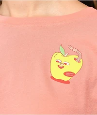 A-Lab Ballina Fruit Pink Crop T-Shirt