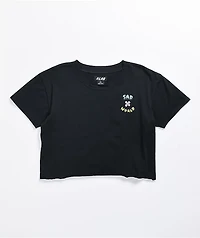 A-Lab Ballina Sad World Black Crop T-Shirt