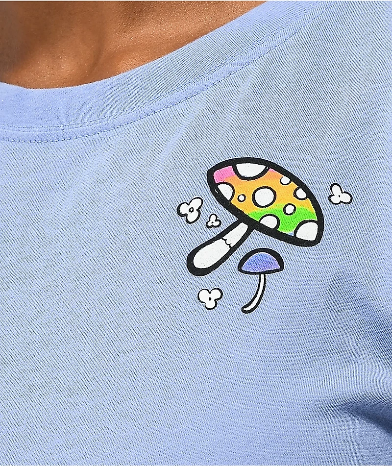 A-Lab Ballina Shroom Purple Crop T-Shirt