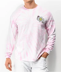 A-Lab Better Days Pink Tie Dye Long Sleeve T-Shirt