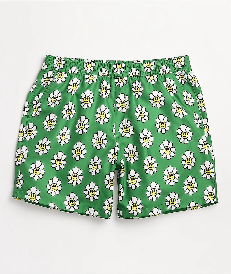 A-Lab Bum Daisy & Green Board Shorts